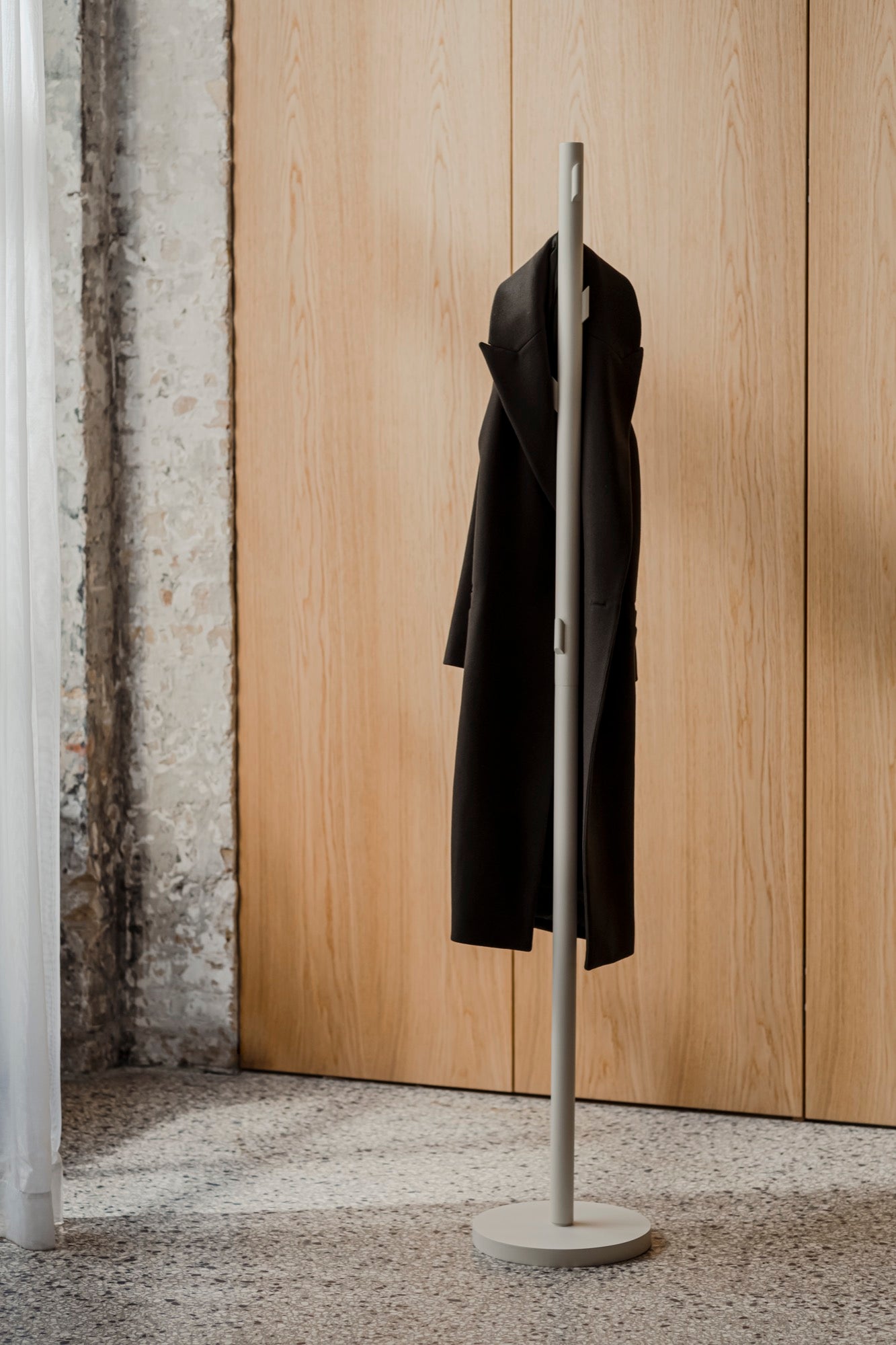 Don't let your hallway go unnoticed - make a statement with our collection of modern furniture. Browse coat racks, benches, poufs, stools, narrow sideboards, umbrella stands, and table consoles for small, japandi hallways. Entrance hall ideas.