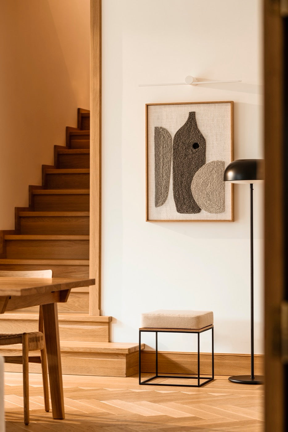 Don't let your hallway go unnoticed - make a statement with our collection of modern furniture. Browse coat racks, benches, poufs, stools, narrow sideboards, umbrella stands, and table consoles for small, japandi hallways. Entrance hall ideas.