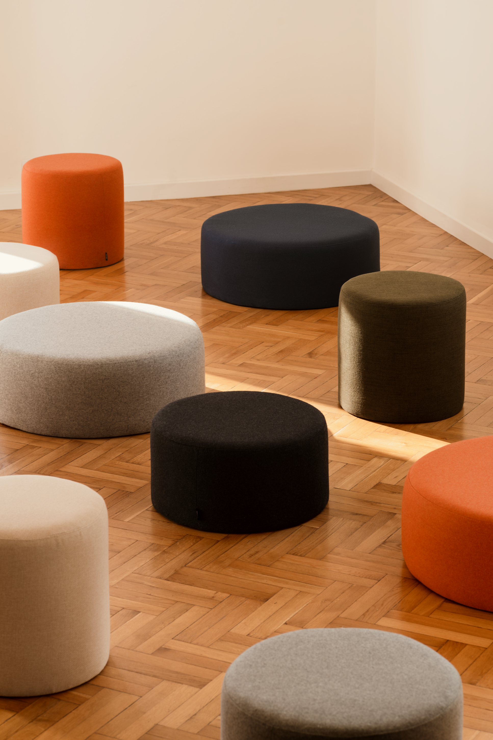 Folk Pouf - tall