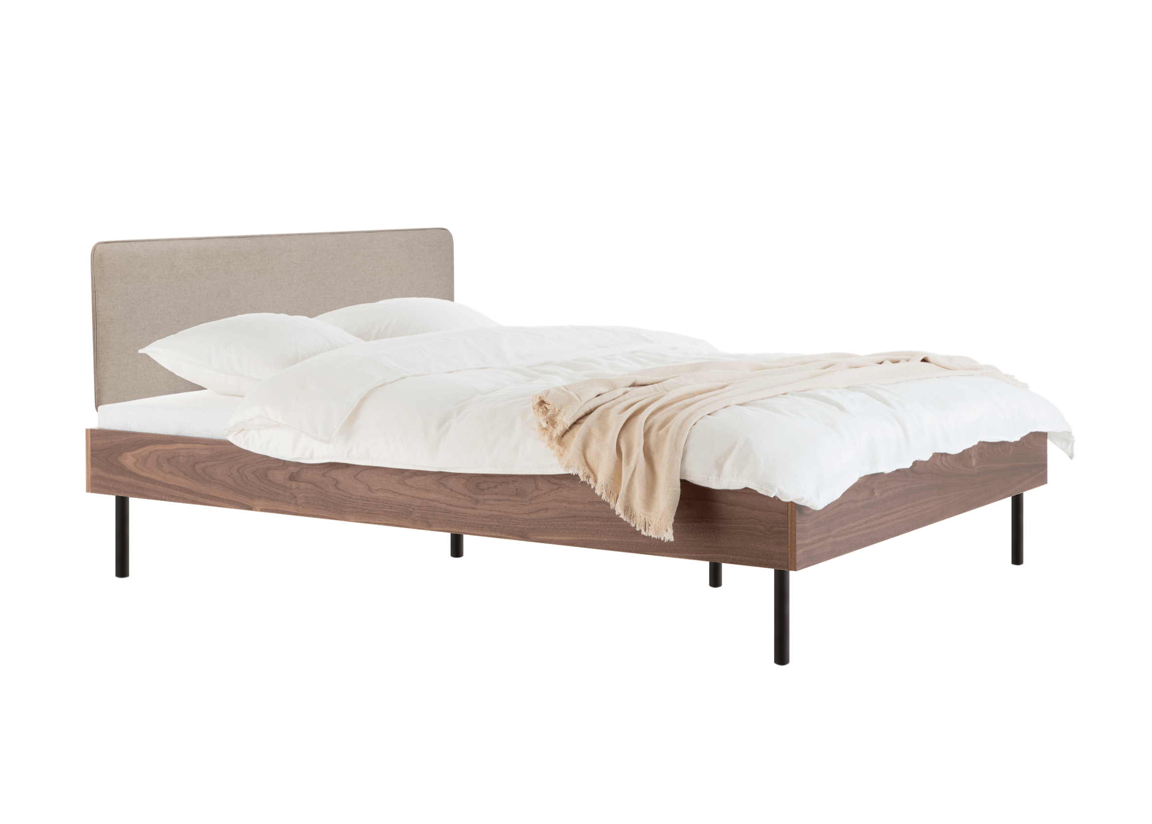 Streiko Bed Walnut